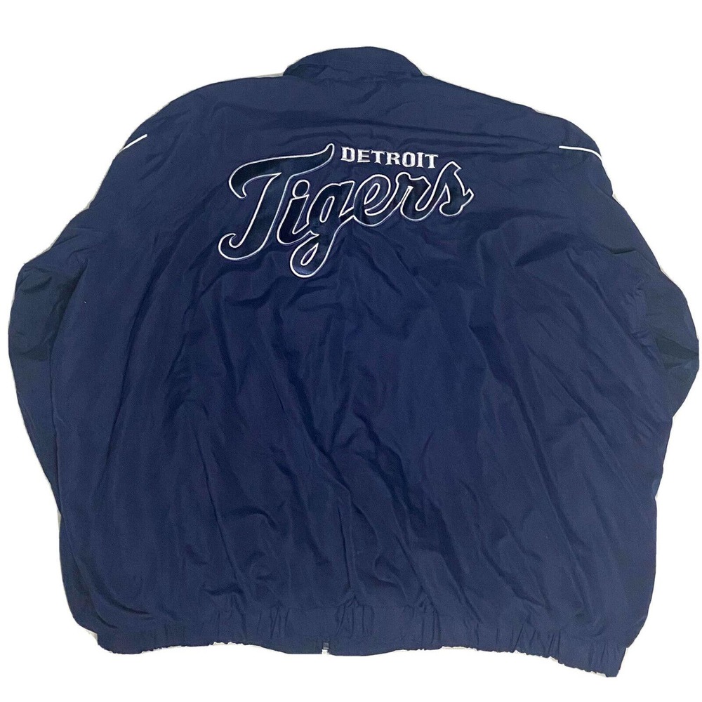 DETROIT TIGERS 2XL Jacket Olde English “D” logo Insulated Carl Banks Embroidered